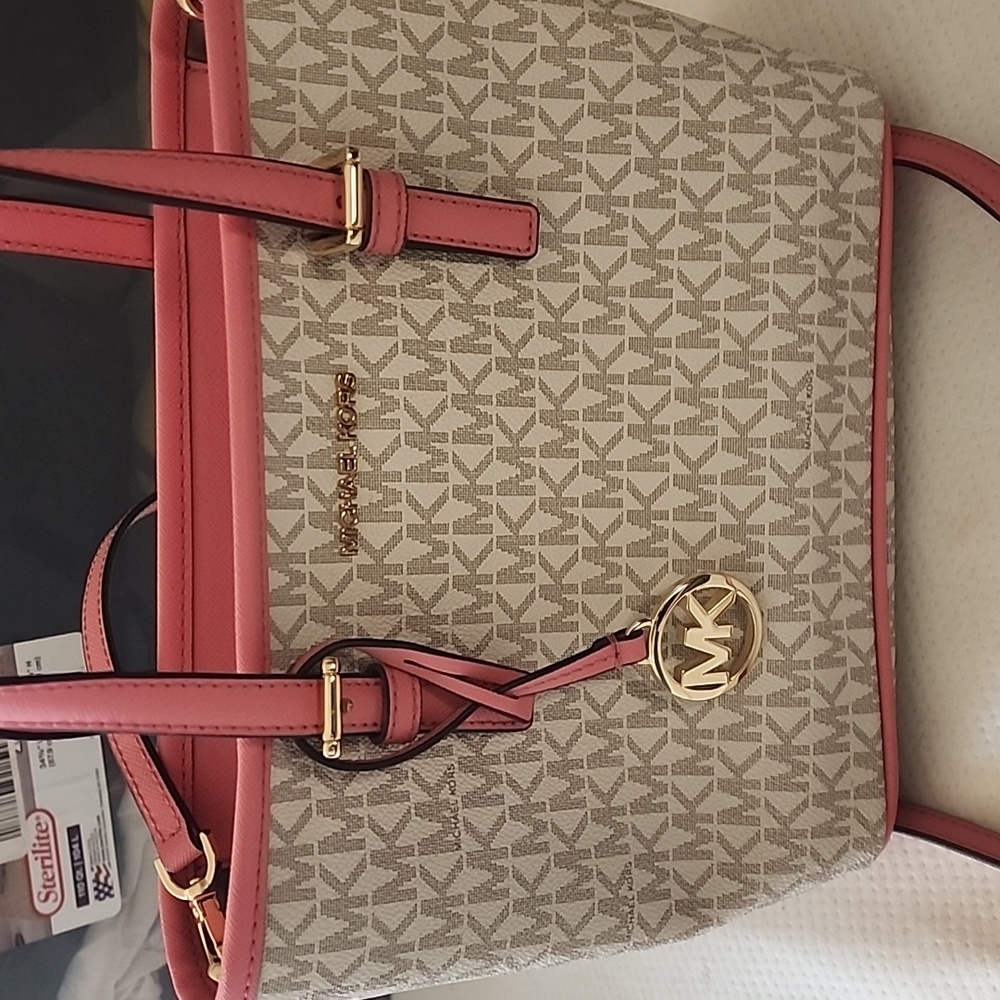 Jet Set Travel Extra-Small Logo Top-Zip Tote Bag Michael Kors